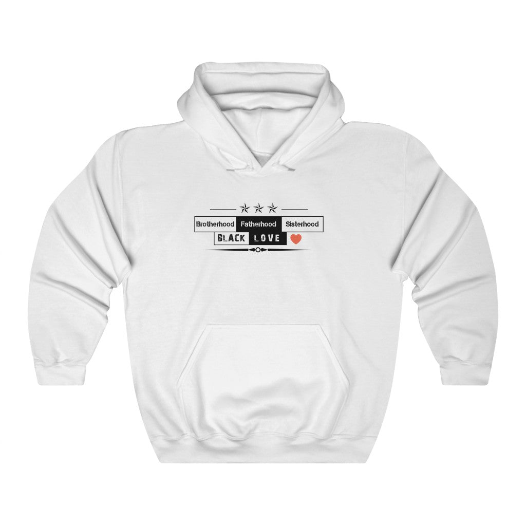 Black Love Mr. CEO White Unisex Heavy Blend™ Hooded Sweatshirt